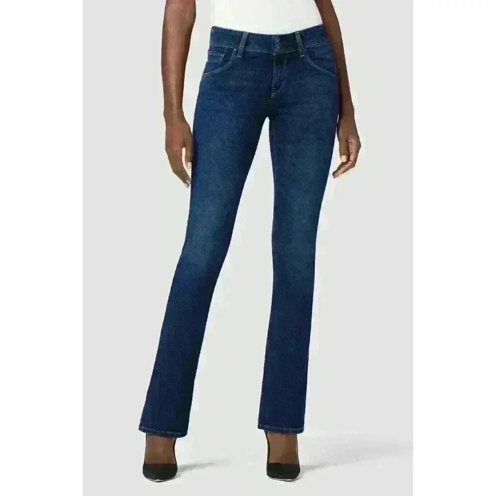NWT Hudson women jeans Beth Baby Boot Size 27 XLong dark wash Mid rise MSRP $205